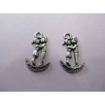 Charm Nickel Antiqued